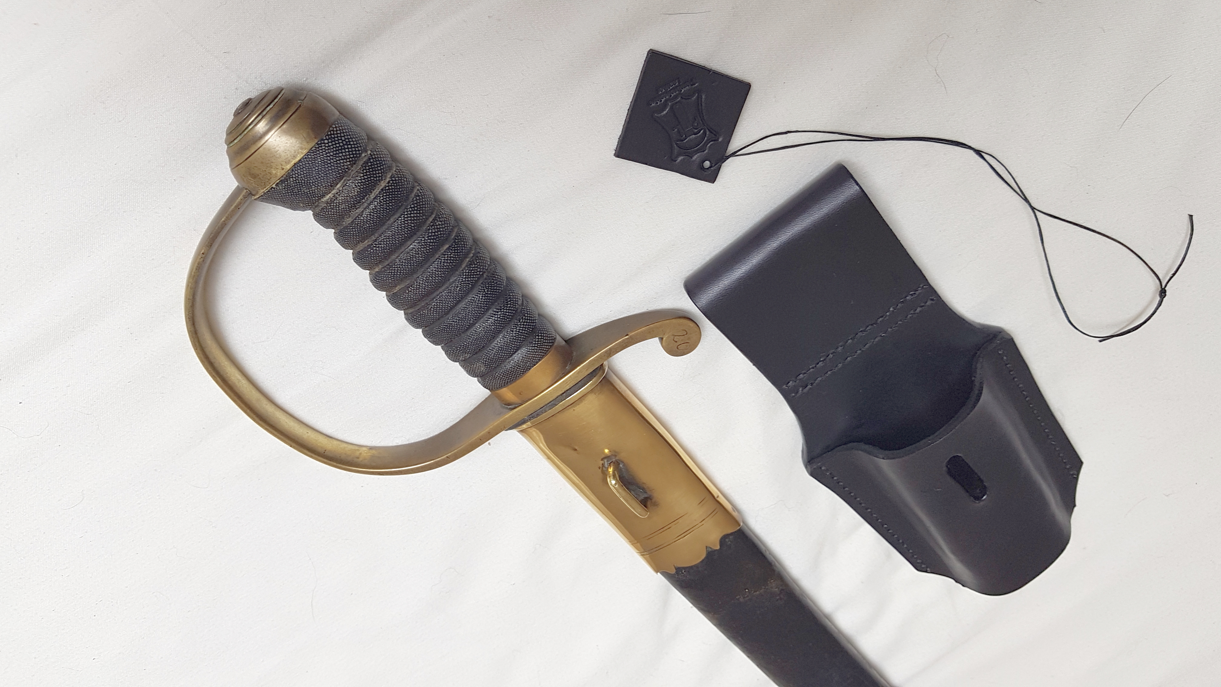 Frog (belt attachment) for a 19th Century Customs' Officer's Sword